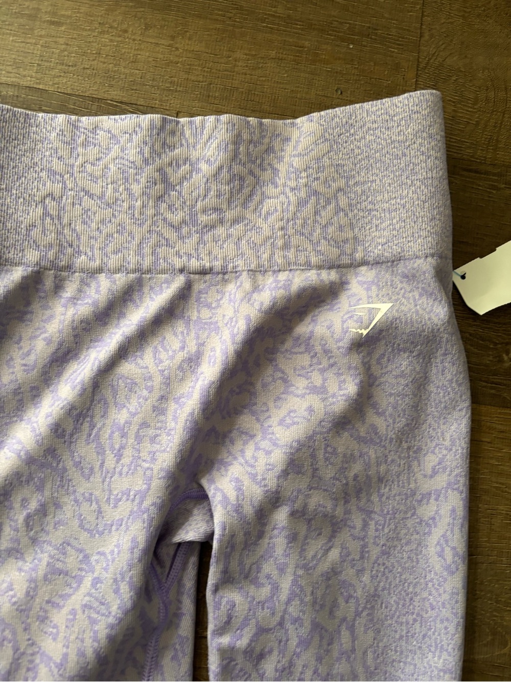Gymshark Lilac Animal Print Seamless Leggings - Picture 4 of 4